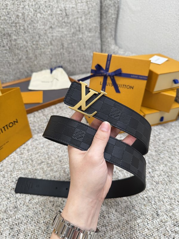 LV 체커보드 양면 사용 벨트 001-185291