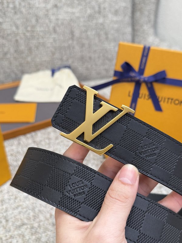 LV 체커보드 양면 사용 벨트 001-185291