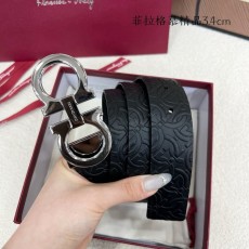 페라가모 이탈리아 양면 소가죽 벨트 001-185297