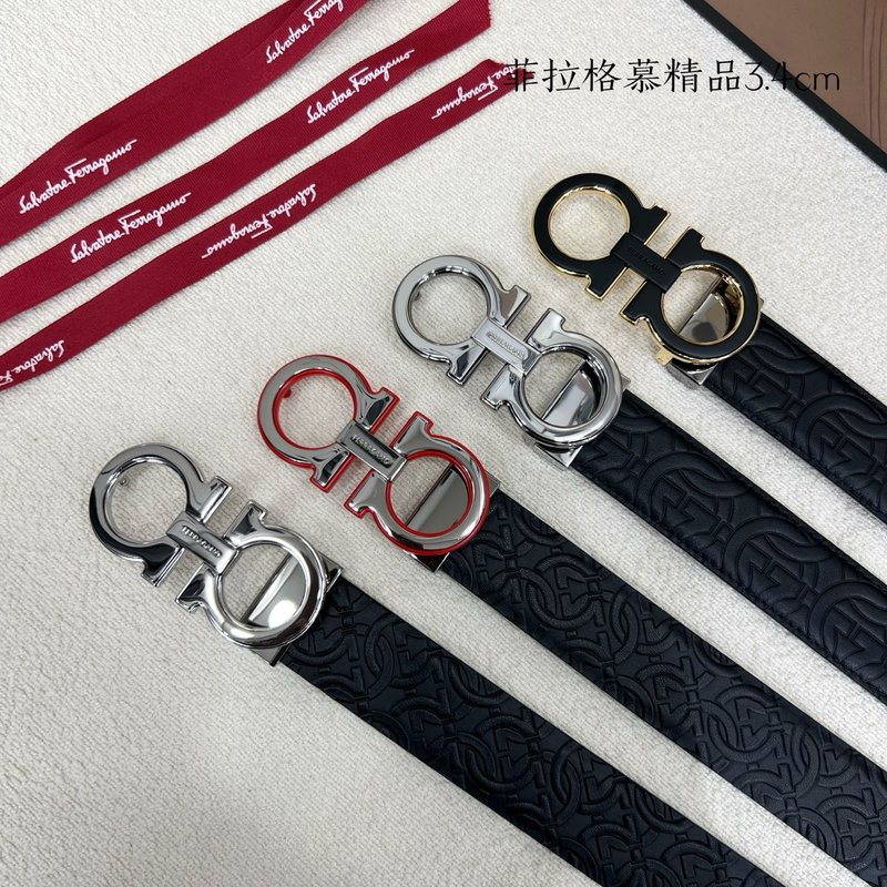 페라가모 이탈리아 양면 소가죽 벨트 001-185297