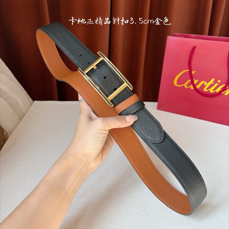 까르띠에 이탈리아 양면 소가죽 벨트 3.5cm 001-185299