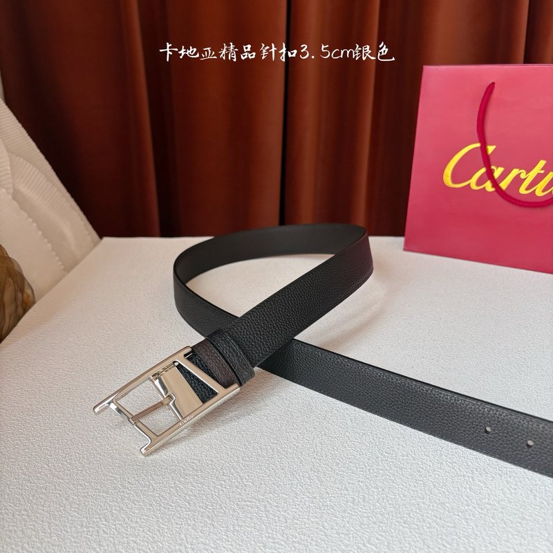 까르띠에 이탈리아 양면 수입 소가죽 벨트 001-185303