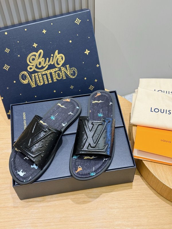 LV 워터프론트 캔버스 샌들 001-185318