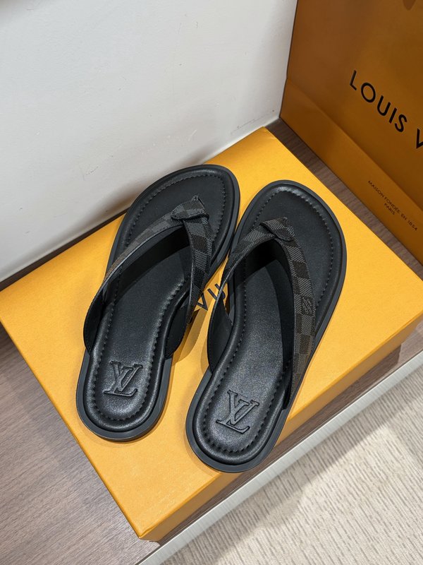 LV 남성 클래식 엠보슬리퍼 001-185368