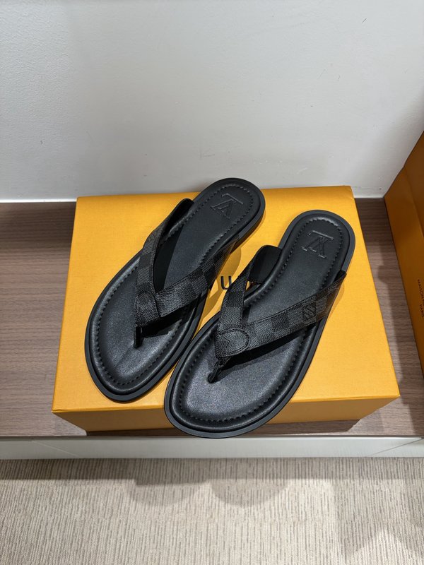 LV 남성 클래식 엠보슬리퍼 001-185368