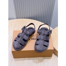 LV 스타일 남성 소가죽 샌들 최고 품질 001-185379