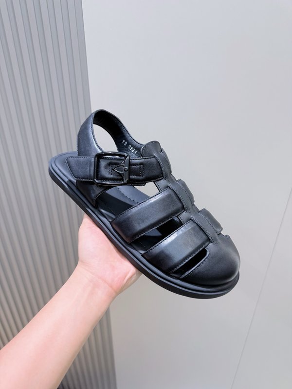 LV 남성 소皮革 샌들 프리미엄 001-185380