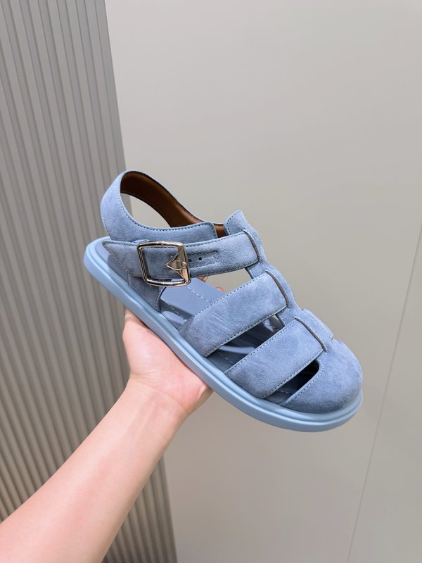 LV 스타일 남성용 가죽 샌들 001-185397