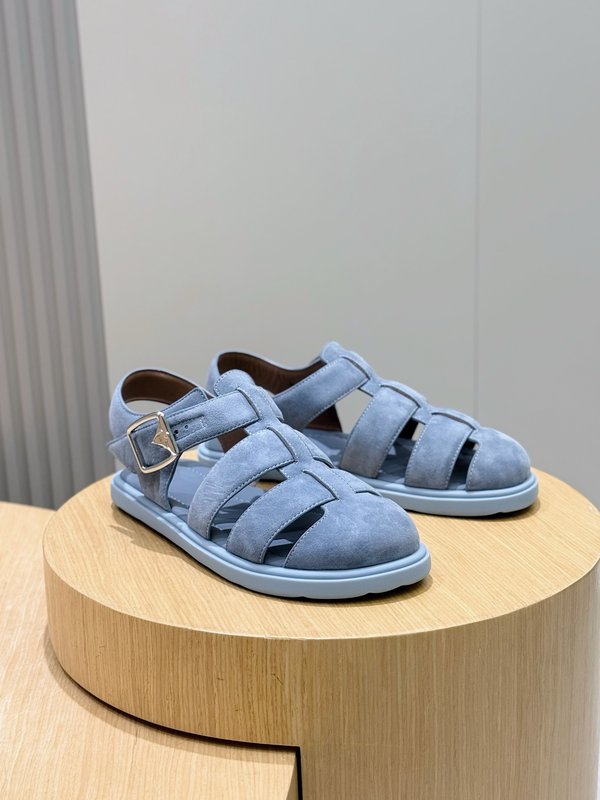 LV 스타일 남성용 가죽 샌들 001-185397