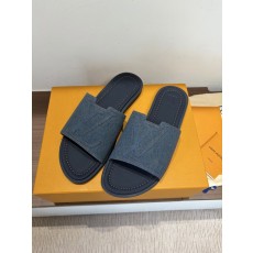 루이비통 남성 소가죽 슬리퍼 001-185411