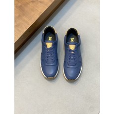 LV 런어웨이 남성 레더 스니커즈 001-185475
