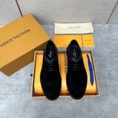LV 남성 정장 구두 스웨이드 가죽 패치워크 001-185477