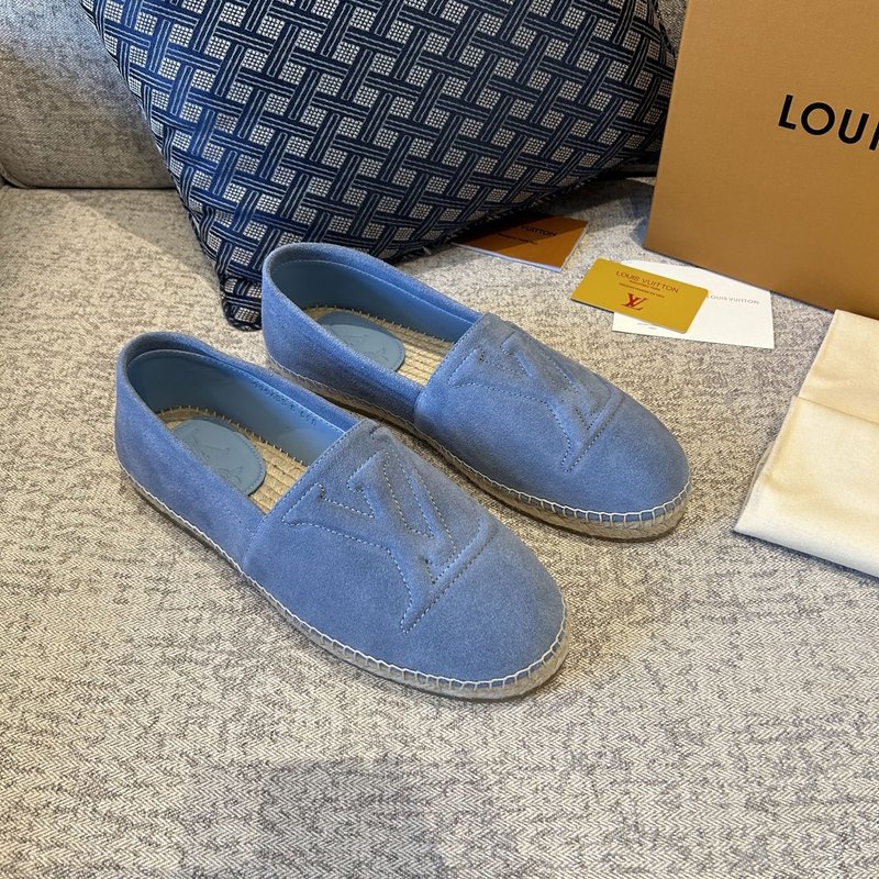 LV春夏 뉴버전 송아지 스웨이드 에스파드릴 001-185508
