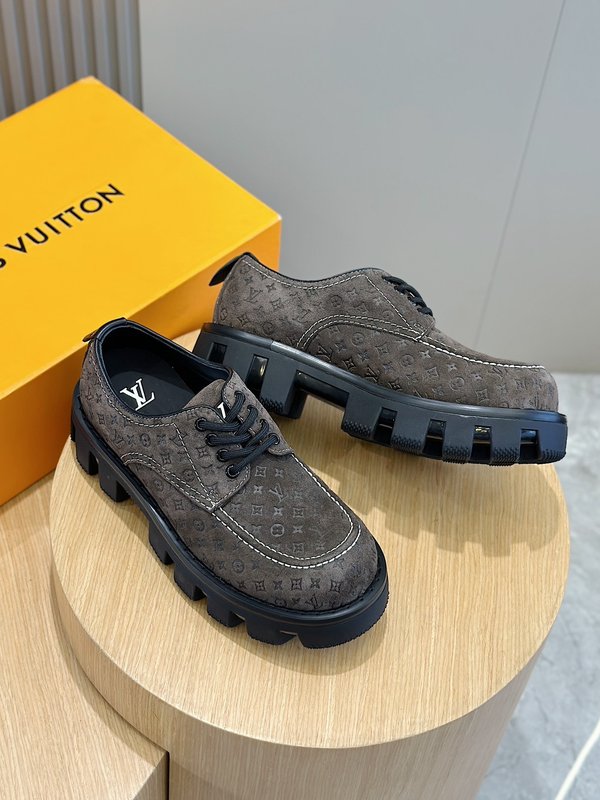 LV 체커 남성 스웨이드 앵클부츠 001-185512