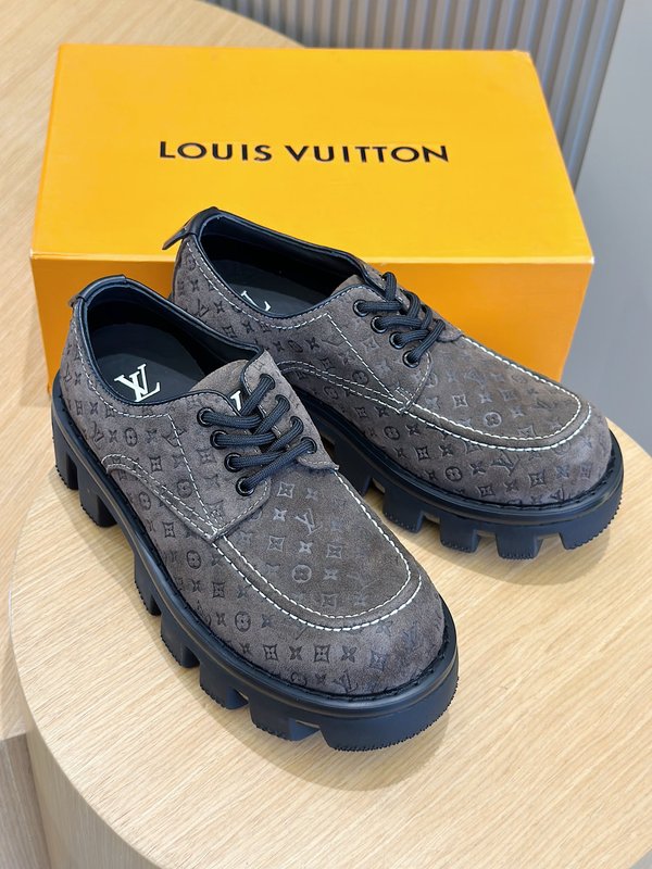LV 체커 남성 스웨이드 앵클부츠 001-185512