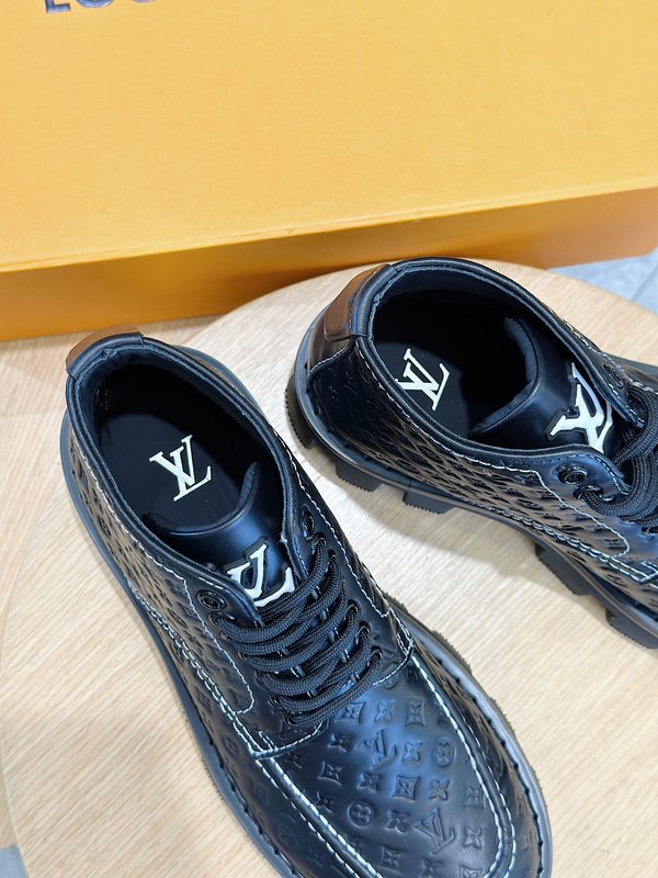 LV 체커 남성 클 부츠 001-185520