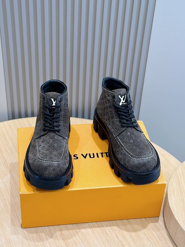 LV 남성 스웨이드 앵클부츠 체커 001-185527