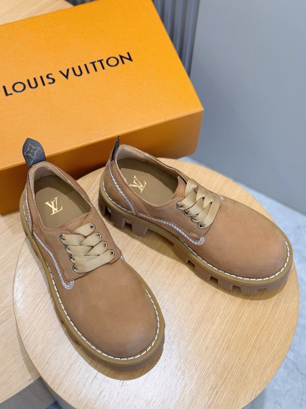 LV 체커 남성 스웨이드 앵클 부츠 001-185536
