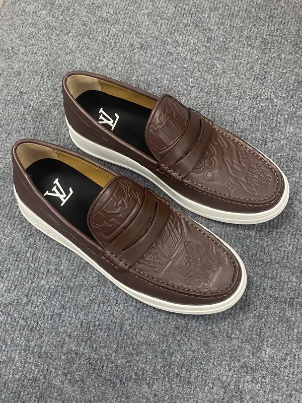 LV 신상 진정 비즈니스 캐주얼 슈즈 001-185554