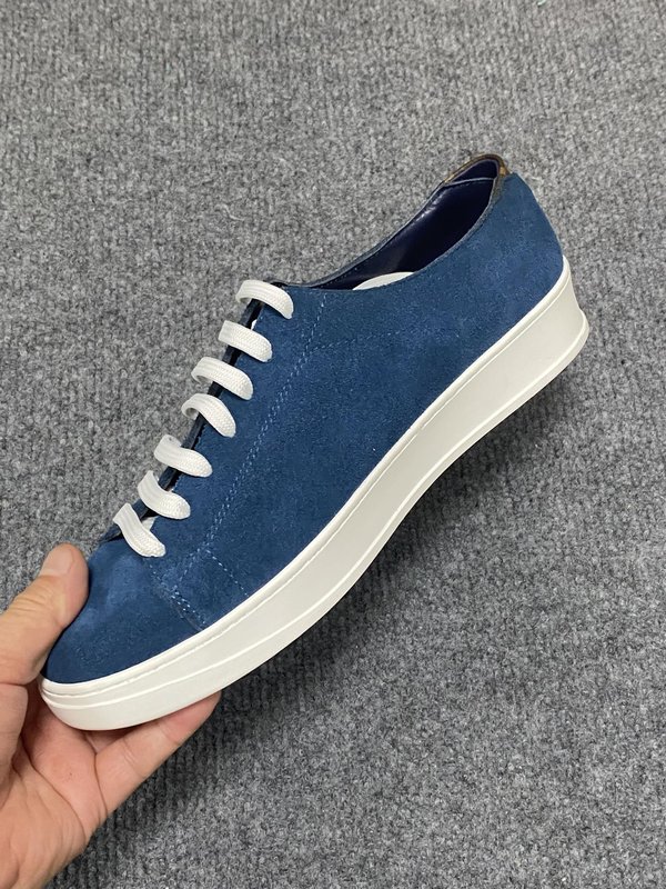 LV 남성용 블루 캐주얼 스니커즈 001-185568