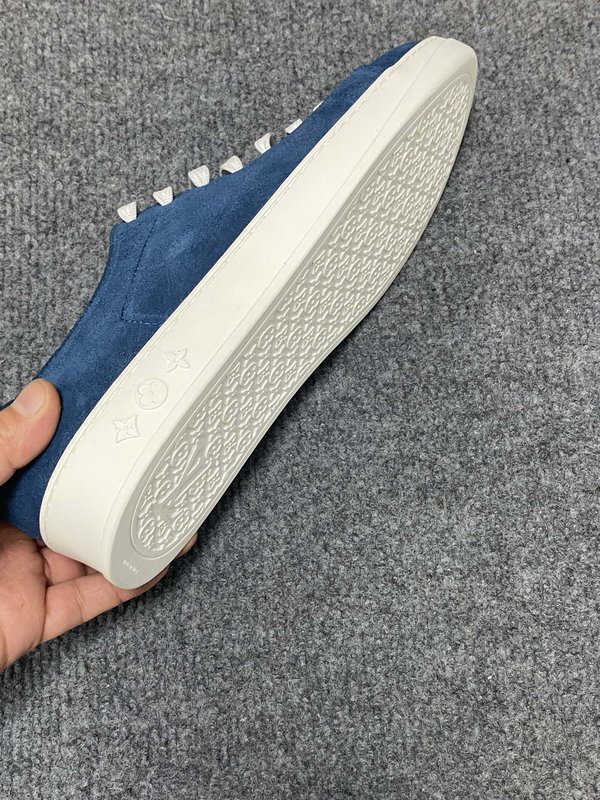LV 남성용 블루 캐주얼 스니커즈 001-185568