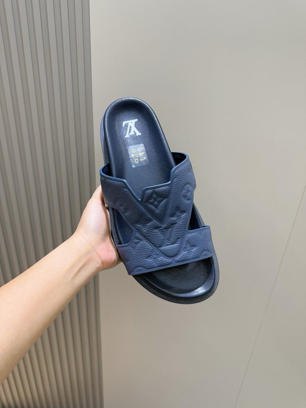 LV 스타일 오아시스 스웨이드 샌들 남성용 001-185668