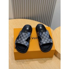 LV 오아시스 스웨이드 가죽 샌들 남성용 001-185671