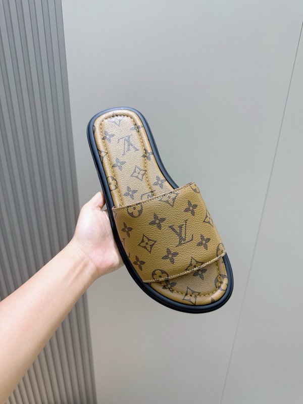 LV 워터프론트 캔버스 샌들 남성용 001-185754