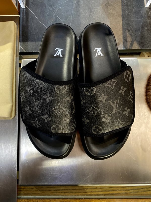 LV 스타일 마이애미 남성용 벨크로 샌들 001-185767