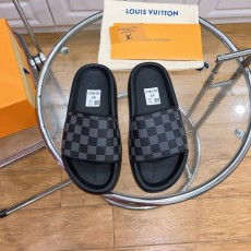 LV 루이비통 모노그램 엠보싱 러버 슬라이드 001-185801