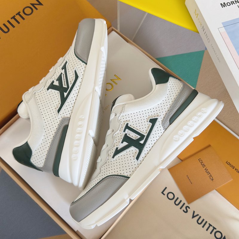 LV 루이비통 P600 남성용 두꺼운 바닥 운동화 001-185835