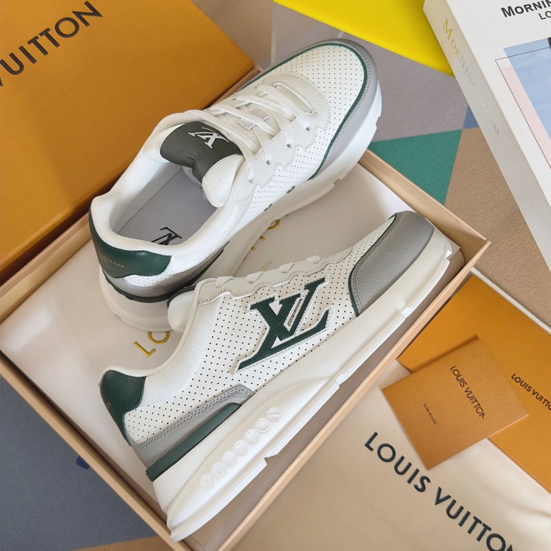 LV 루이비통 P600 남성용 두꺼운 바닥 운동화 001-185835