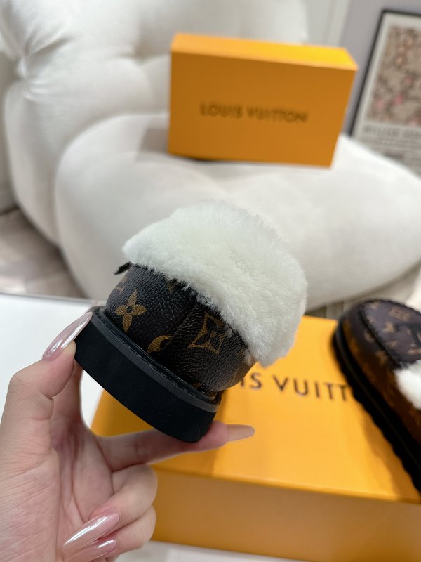 LV 루이비통秋冬 퍼 슬리퍼 001-185874