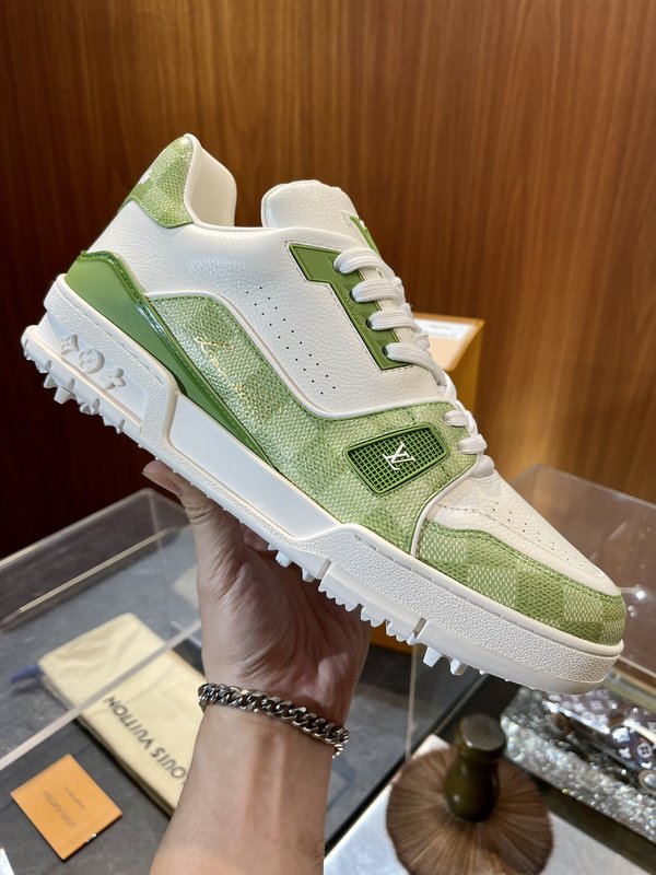 LV 트레이너 신규 그린 체크 골프화 001-185920