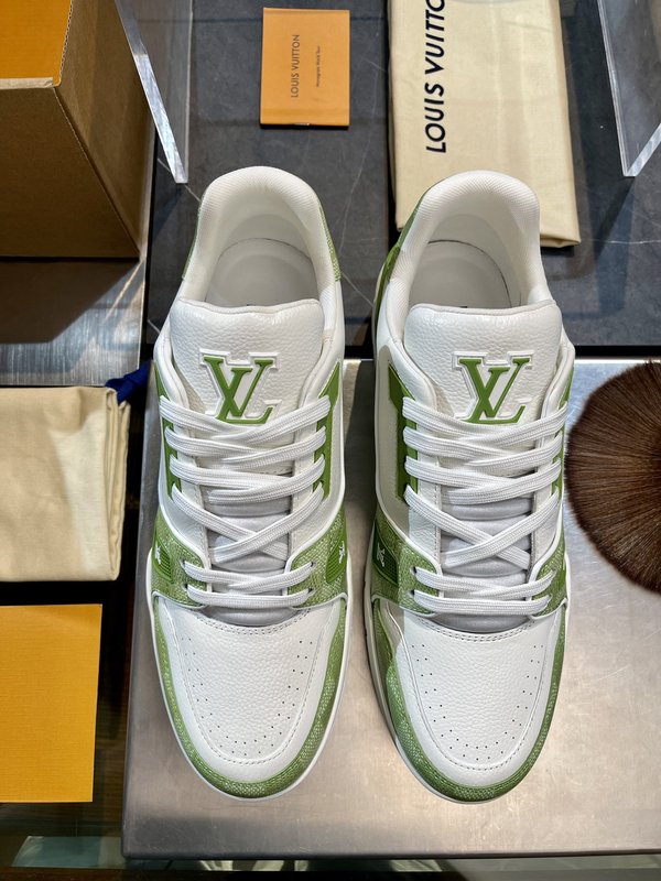 LV 트레이너 신규 그린 체크 골프화 001-185920