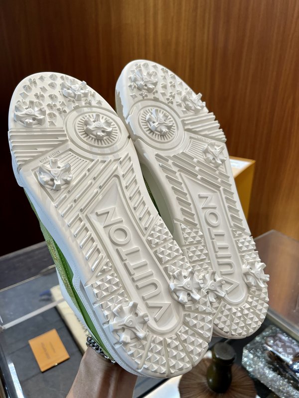 LV 트레이너 신규 그린 체크 골프화 001-185920