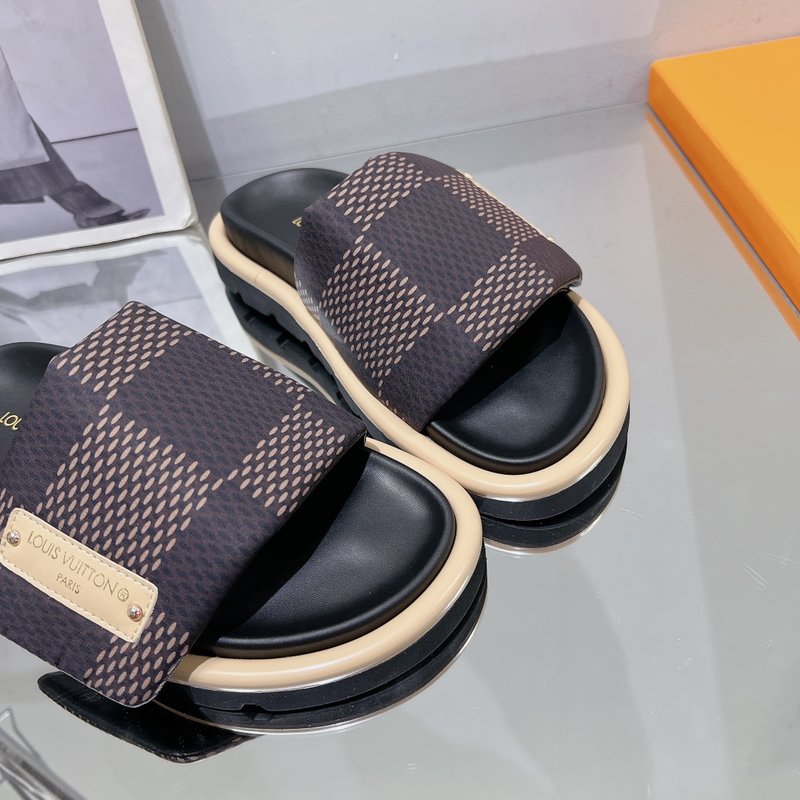 LV 커플 프린트 논슬립 슬리퍼 001-185925