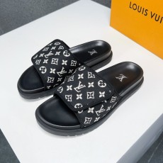 LV 남성 이탈리아 소가죽 슬리퍼 001-185926