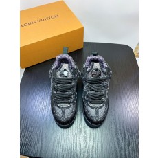 LV 남성 수입 데님 소재 스포츠 캐주얼 슈즈 001-185963