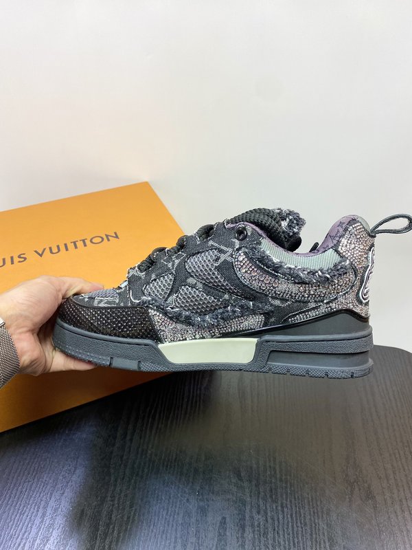 LV 남성 수입 데님 소재 스포츠 캐주얼 슈즈 001-185963