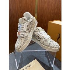 LV 트레이너 스트라이프 데님 스니커즈 001-185979