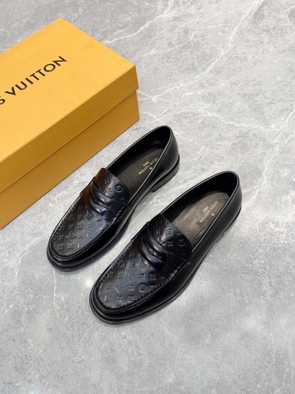 LV 공식 사이트 동일 남성 캐주얼 가죽 신발 001-185983