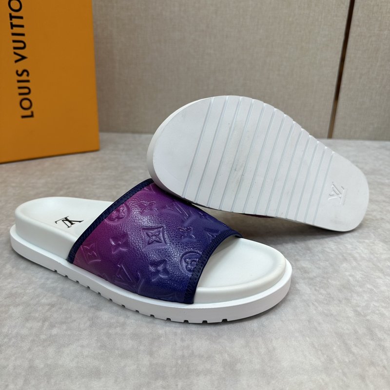 LV 트레이너 샌들 소가죽 퍼플 001-185991