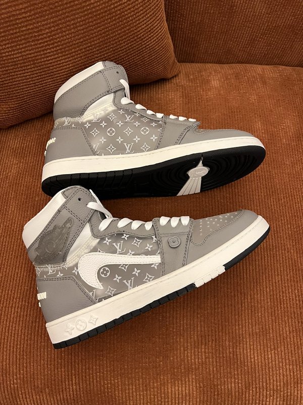 LV 콜라보 AJ1 로우 레트로 운동화 001-185994