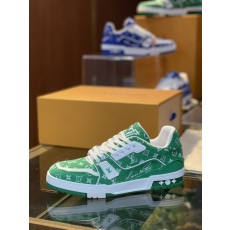 LV 플록 트레이너 운동화 남녀공용 001-186001