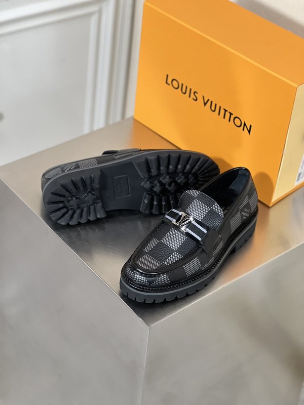 LV 바로크 남성 두꺼운 바닥 로퍼 001-186028