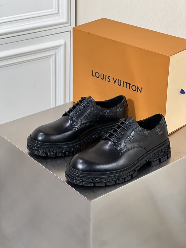LV 볼테어 남성 비즈니스 캐주얼 레이스 슈즈 001-186036