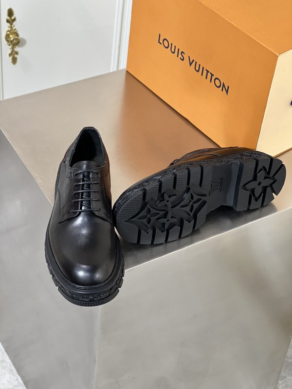 LV 볼테어 남성 비즈니스 캐주얼 레이스 슈즈 001-186036