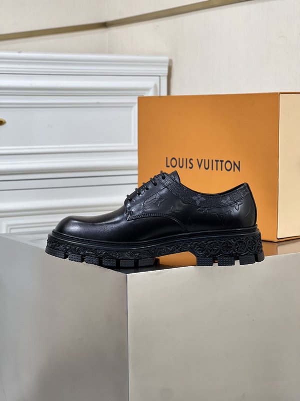 LV 볼테어 남성 비즈니스 캐주얼 레이스 슈즈 001-186036