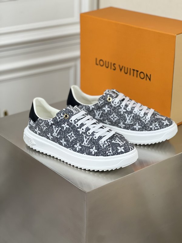 LV 프리미엄 커플 운동화 오리지널 가죽 001-186058